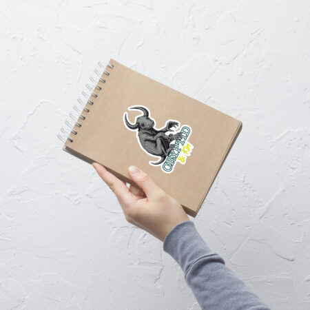 5" x 5" Baby Wendigo Sticker - Cryptid & Kin - Embrace Neurodiversity