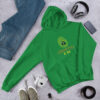 Neon Green - OG Cryptid & Kin Unisex Hoodie featuring official logo (finger print / alien eye) - celebrating neurodiversity