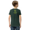 Get Lost - UFO in the Sunset - Forest Green Youth T-Shirt - Cryptid & Kin - Back View