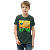 Get Lost - UFO in the Sunset - Forest Green Youth T-Shirt - Cryptid & Kin