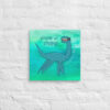 Champy Lake Creature - You're a Champ - Wall Art - Print on Canvas to Support Autism Awareness - Size 16" x 16"
