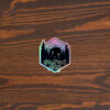 Sasquatch / Bigfoot - Hide & Seek Champion - Holographic Sticker - 3" x 3"