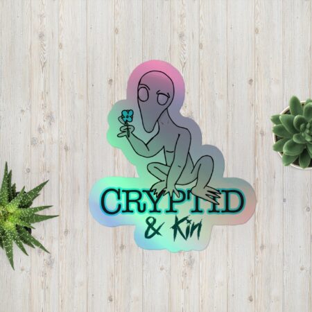 Dover Demon - 1 of a KIND - Holographic Sticker - 4" x 4"