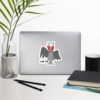 5.5" x 5.5" - Moth Man - Lurk Off - Cryptid & Kin Sticker