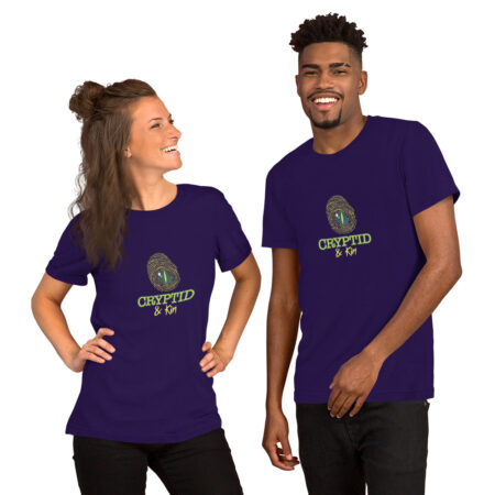 OG Cryptid & Kin Logo - Unisex T-Shirt - Ultraviolet Purple