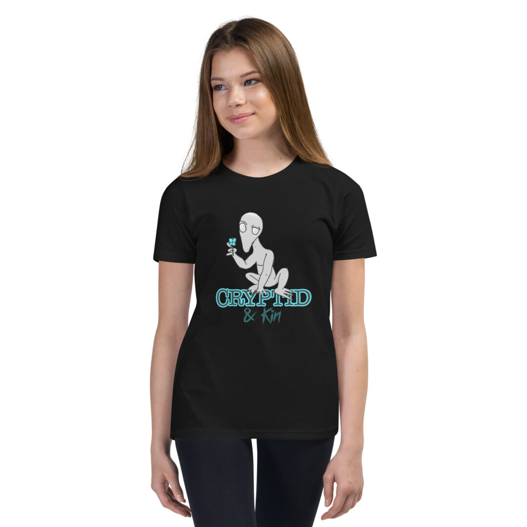 Dover Demon - 1 of a Kind - Cryptid & Kin - Soft Kids T-Shirt - Black