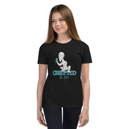 Dover Demon - 1 of a Kind - Cryptid & Kin - Soft Kids T-Shirt - Black