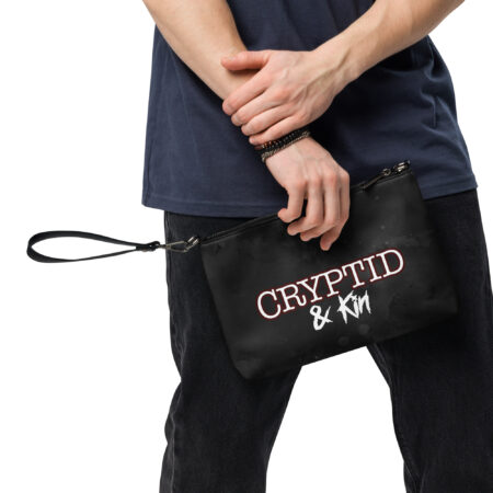Cryptid Cutie - Jersey Devil - Crossbody Bag / Wristlet - Back - Cryptid & Kin