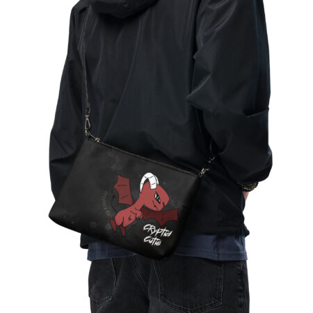 Cryptid Cutie - Jersey Devil - Crossbody Bag / Wristlet - Front - Cryptid & Kin