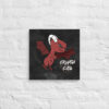 Cryptid Cutie - Jersey Devil - Wall Art - 16" x 16" Print on Canvas
