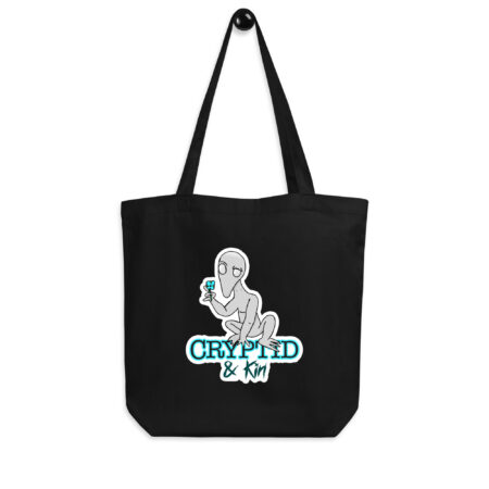 Dover Demon - 1 of a Kind - Cryptid & Kin - Sturdy Eco Tote Bag - Black