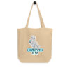 Dover Demon - 1 of a Kind - Cryptid & Kin - Sturdy Eco Tote Bag - Tan / Oyster Color