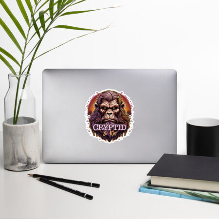 Bigfoot - Big Beard - 5.5" x 5.5" Sticker - Cryptid & Kin