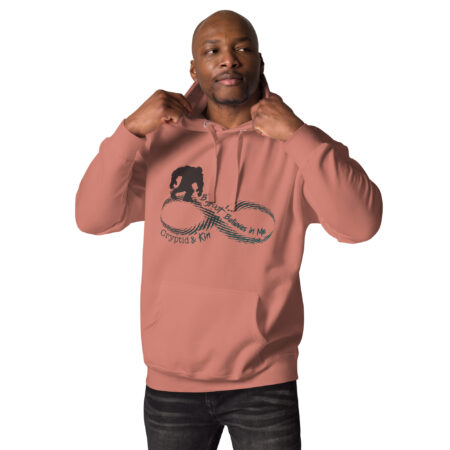 Bigfoot Believes in Me Soft Unisex Hoodie = Sasquatch & Autism Awareness = Color: Dusty Rose