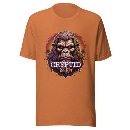 Bigfoot - Big Beard - Autumn Orange T-Shirt - Cryptid & Kin
