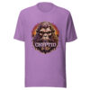 Bigfoot - Big Beard - Heather Purple / Soft Pink T-Shirt - Cryptid & Kin