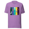 Cryptid Creatures T-Shirt - Dover Demon, Mothman, Champy, Chupacabra, & the Jersey Devil… all hand drawn by autistic artist - soft Heather Purple tee