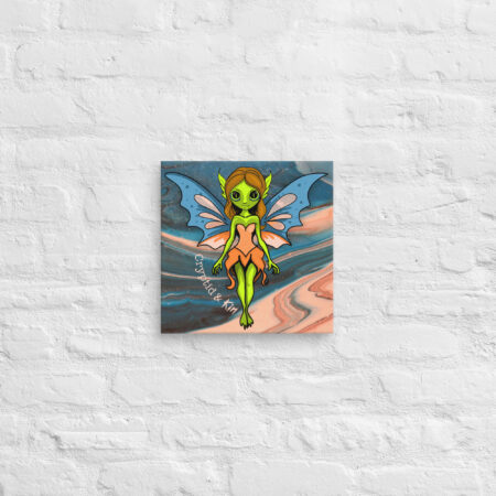 Fairy / Nymph / Sprite - Wall Art - 12" x 12" Canvas Print