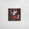 Baby Wendigo - Stay Sharp - Wall Art - Canvas Print - 20" x 20" - Cryptid & Kin