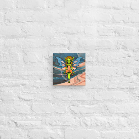 Fairy / Nymph / Sprite - Wall Art - 8" x 8" Canvas Print