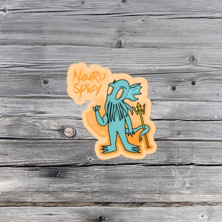Cthulhu Sticker - Cryptid Creature Decal - 3" x 3" - NeuroSpicy
