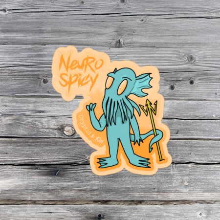 Cthulhu Sticker - Cryptid Creature Decal - 4" x 4" - NeuroSpicy