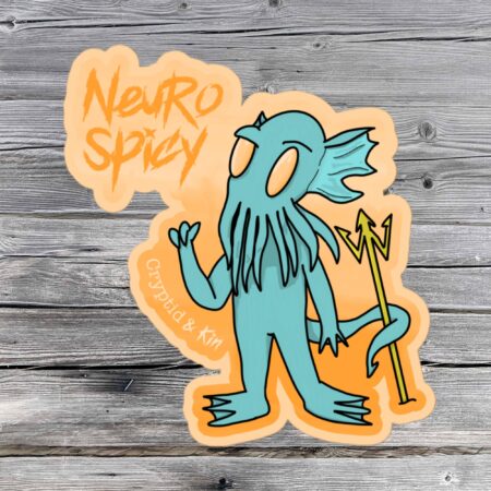 Cthulhu Sticker - Cryptid Creature Decal - 5.5" x 5.5" - NeuroSpicy