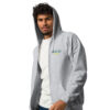 Cryptid & Kin OG Logo Zip Up Hoodie - Light Sport Gray - Front