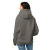 Bigfoot Believes in Me Soft Oversized Hoodie = Sasquatch & Autism Awareness = Color: Asphalt / Dark Gray = Back View