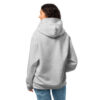 Bigfoot Believes in Me Soft Oversized Hoodie = Sasquatch & Autism Awareness = Color: Athletic Heather Gray = Back View
