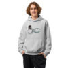 Bigfoot Believes in Me Soft Oversized Hoodie = Sasquatch & Autism Awareness = Color: Athletic Heather Gray