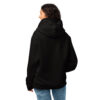 Bigfoot Believes in Me Soft Oversized Hoodie = Sasquatch & Autism Awareness = Color: Black = Back View