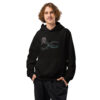 Bigfoot Believes in Me Soft Oversized Hoodie = Sasquatch & Autism Awareness = Color: Black