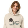 Bigfoot Believes in Me Soft Oversized Hoodie = Sasquatch & Autism Awareness = Color: Tan / Dust