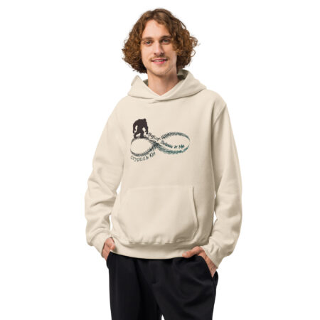 Bigfoot Believes in Me Soft Oversized Hoodie = Sasquatch & Autism Awareness = Color: Tan / Dust