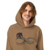 Bigfoot Believes in Me Soft Oversized Hoodie = Sasquatch & Autism Awareness = Color: Vintage Brown