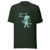 Cthulhu unisex T-Shirt - Smack Doubt in the Tentacle - Heather Emerald Green Color
