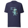 Cthulhu unisex T-Shirt - Smack Doubt in the Tentacle - Heather Midnight Navy Color