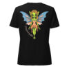 Fairy / Nymph - Cryptid & Kin Women's Relaxed Fit V-neck T-shirt - Black - Back