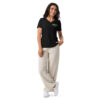 Cryptid & Kin Women's Relaxed Fit V-neck T-shirt - Black