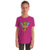 Fairy / Pixie - Kids Girl's T-shirt - Color: Berry Bright Pink - Cryptid & Kin