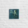 Mermaid - Stay Salty - Wall Art - Print on Canvas - 12" x 12" - Cryptid & Kin