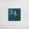 Mermaid - Stay Salty - Wall Art - Print on Canvas - 20" x 20" - Cryptid & Kin