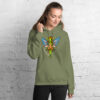 Fairy / Pixie Hoodie - Cryptid & Kin - Military Green Color