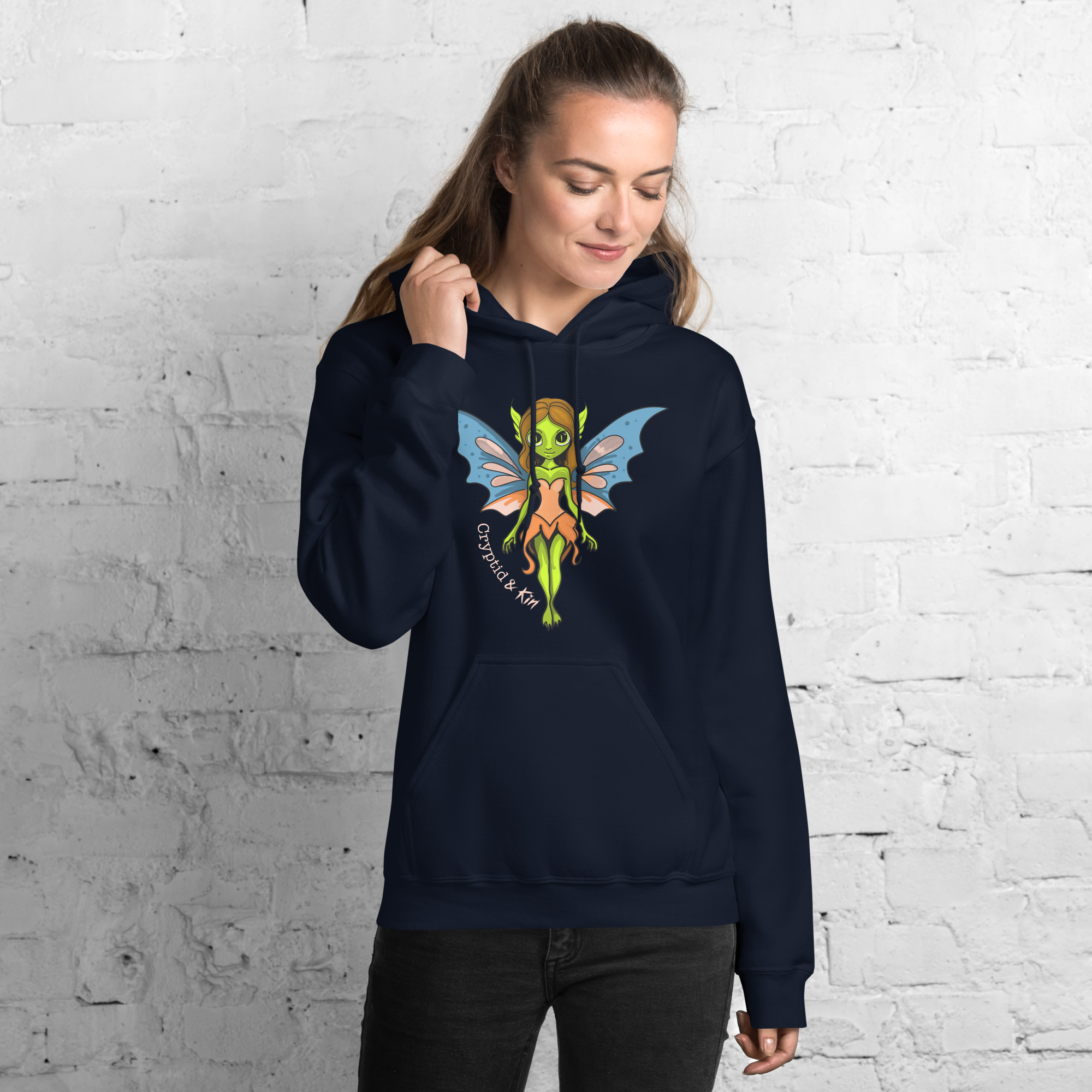 Fairy / Pixie Hoodie - Cryptid & Kin - Navy Color