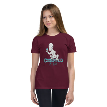 Dover Demon - 1 of a Kind - Cryptid & Kin - Soft Kids T-Shirt - Maroon