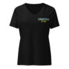 Fairy / Nymph - Cryptid & Kin Women's Relaxed Fit V-neck T-shirt - Black Front